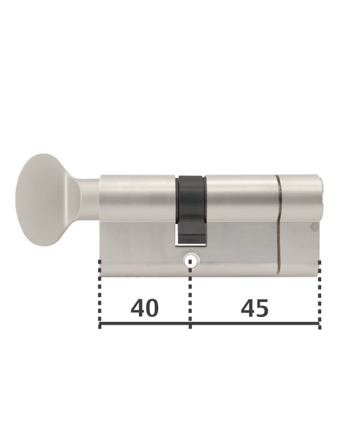 Zdjęcie: Wkładka z gałką Y2100 45/40G satyna YALE