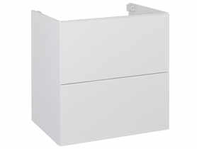 Szafka pod umywalkę 60 cm, 2 szuflady, biały, System c biały ASTOR