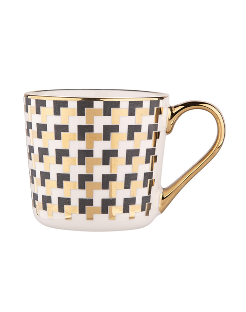 Zdjęcie: Kubek Palazzo stożek 250 ml dekoracja IV ALTOMDESIGN