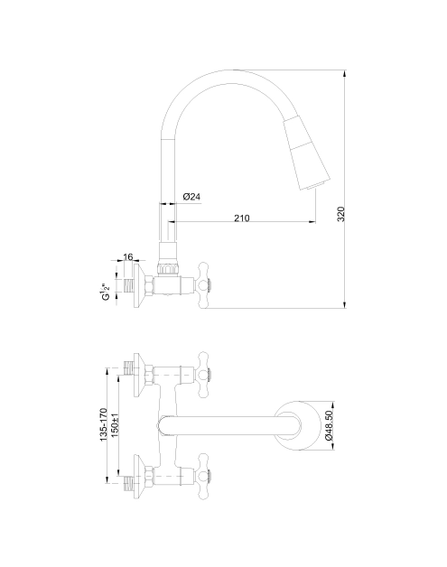 Zdjęcie: Bateria zlewozmywakowa Roma szara INVENA