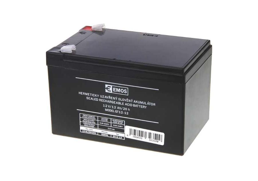 Zdjęcie: Akumulator bezobsługowy 12 Ah 12 V EMOS