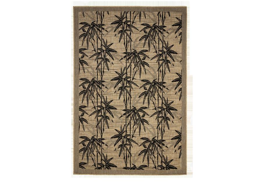 Zdjęcie: Dywan outdoor 80x150 cm Panama 420 Palmy beż, czarny INDAVO