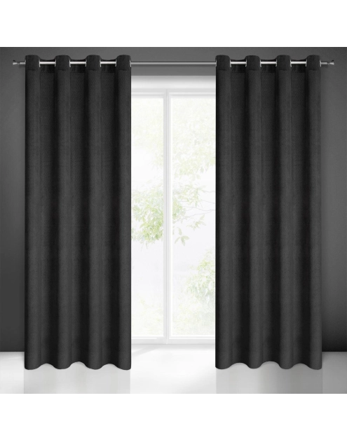 Zdjęcie: Zasłona gotowa Eliza 140x250 cm srebrny EUROFIRANY