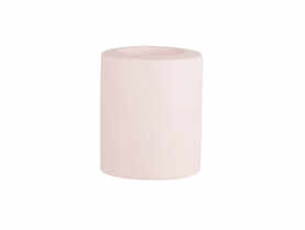Świecznik ceramiczny 6,5x6,5x8cm pudrowy róż ALTOMDESIGN