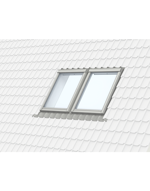 Zdjęcie: Kołnierz kombi EKZ 0002E profilowany element środkowy, 114x140 cm VELUX