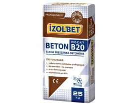 Beton B20 mocny 25 kg IZOLBET