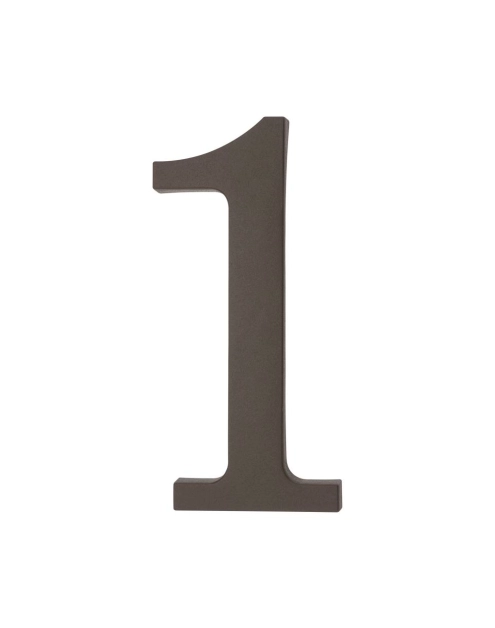 Zdjęcie: Cyfra 1 plastikowa brązowa 180 mm METRO