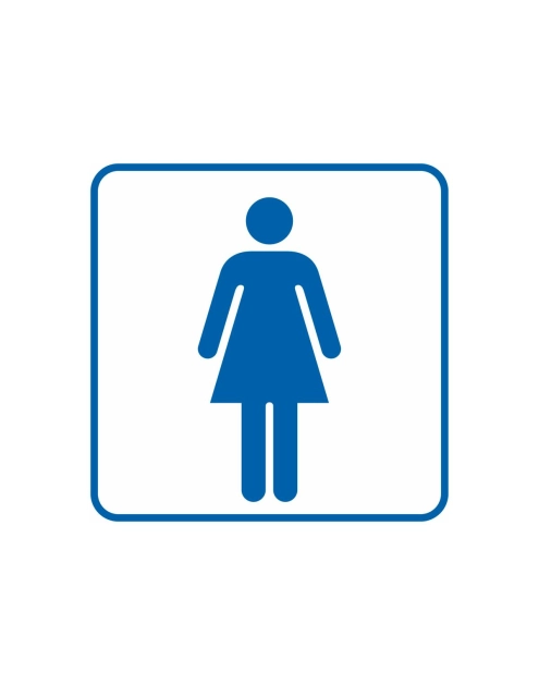 Zdjęcie: Oznaczenie "WC damskie" 14,8x14,8 cm METRO