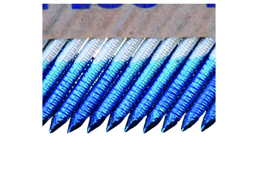 Zdjęcie: Gwoździe pierścieniowe 3,1x75 ocynk 2200 sztuk, 2 gazy RAWLPLUG