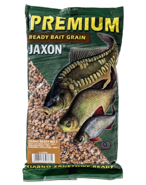 Zdjęcie: Ziarno premium ready 1 kg mix 3 pszenica, pęczak, konopie JAXON