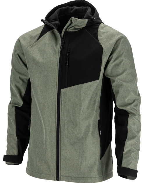 Zdjęcie: Kurtka Softshell z kapturem zielono-czarna, "XL", CE, LAHTI PRO