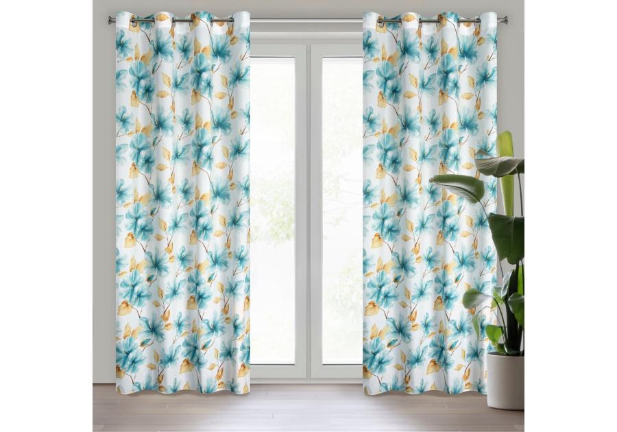 Zdjęcie: Zasłona gotowa Sofia 140x250 cm biały EUROFIRANY