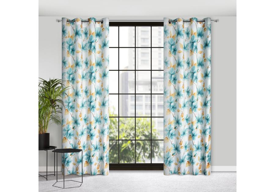 Zdjęcie: Zasłona gotowa Sofia 140x250 cm biały EUROFIRANY