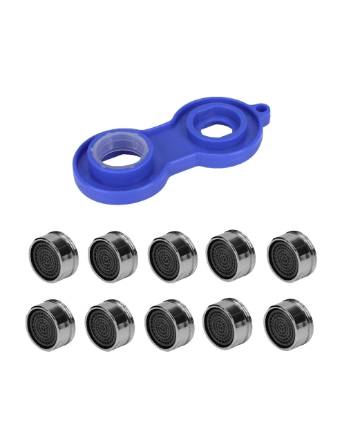 Zdjęcie: Zestaw aeratorów M24 z kluczem 10 sztuk TYCNER