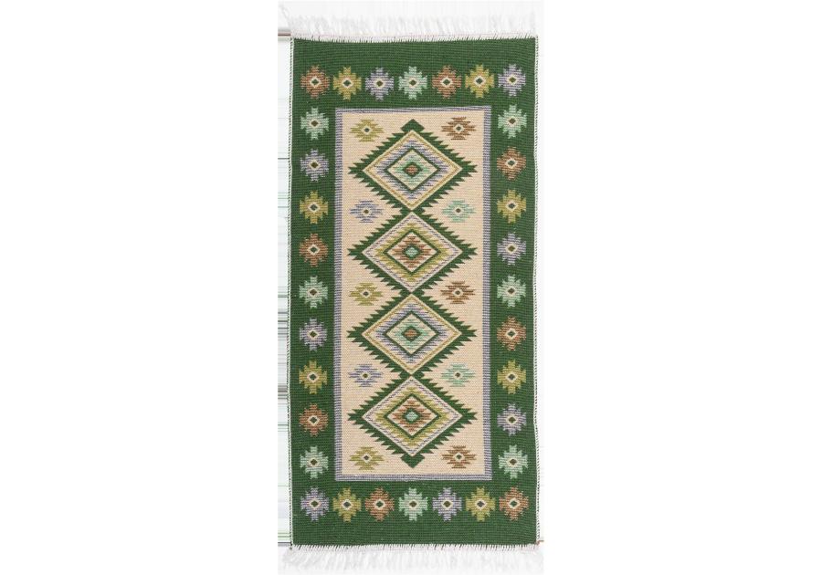 Zdjęcie: Dywan Kilim 80x150 cm zielony MULTI-DECOR