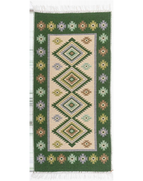 Zdjęcie: Dywan Kilim 80x150 cm zielony MULTI-DECOR