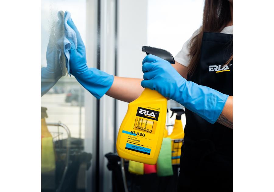 Zdjęcie: Ppłyn do mycia okien, szyb i powierzchni szklanych Glaso 5 L ERLA