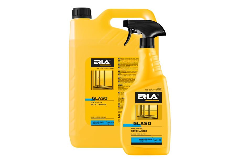 Zdjęcie: Ppłyn do mycia okien, szyb i powierzchni szklanych Glaso 5 L ERLA