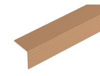 Zdjęcie: Kątownik kształtownik PVC 20x20x1,1 mm - 2,75 m dąb jasny CEZAR