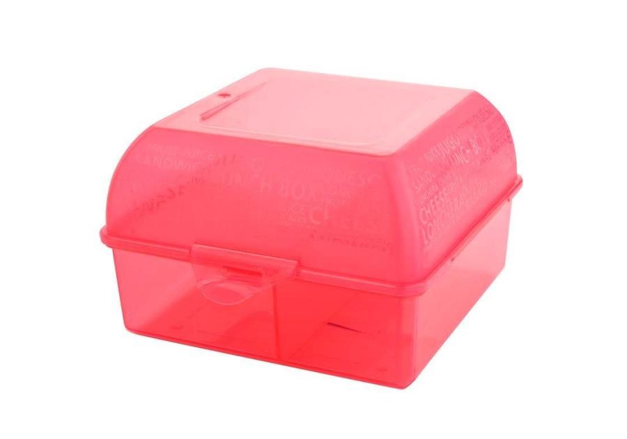 Zdjęcie: Pojemnik śniadaniowy 600 ml multikolor kwadrat PRAKTYCZNA