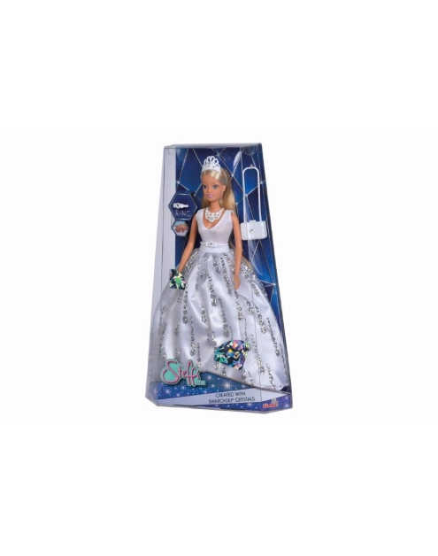 Zdjęcie: Lalka Steffi w długiej sukni z kryształami zabawka  SIMBA TOYS