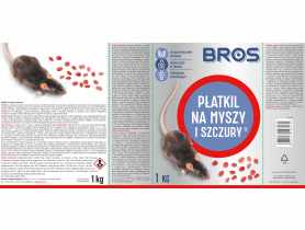 Płatki na myszy i szczury 1 kg BROS