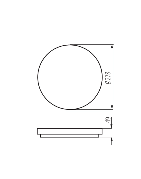 Zdjęcie: Oprawa Varso LED 18 W-NW-O KANLUX