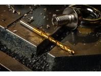 Zdjęcie: Wiertło do metalu Inox HSS-E TiN 2.5 mm DIN338, 2 sztuki STALCO PERFECT