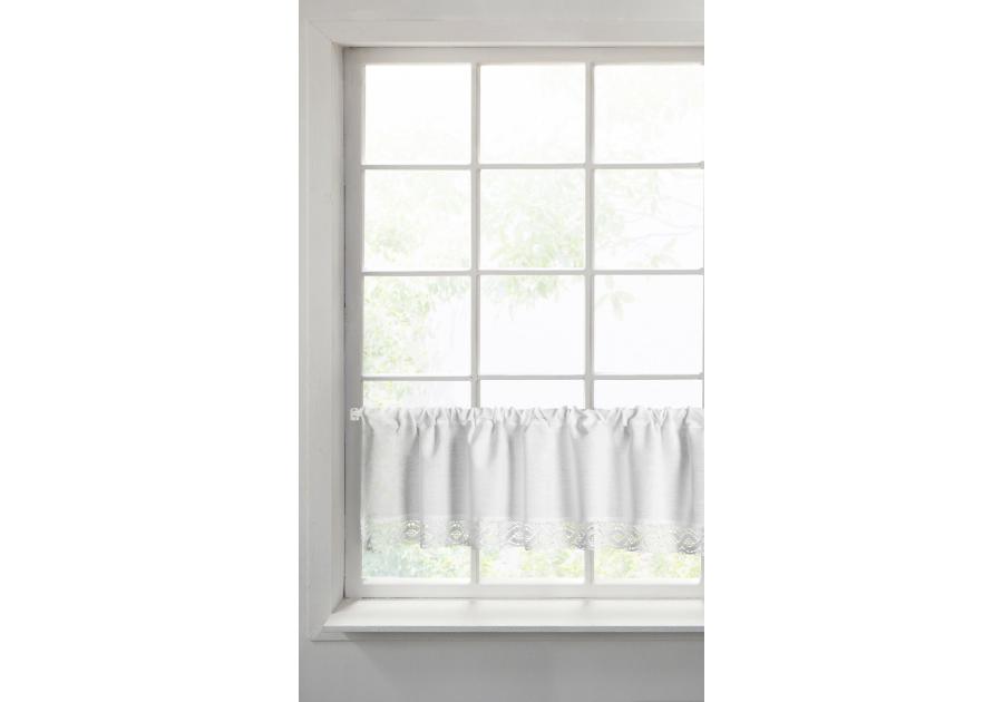 Zdjęcie: Firana gotowa Vince na taśmie 200 x 40 cm biały EUROFIRANY