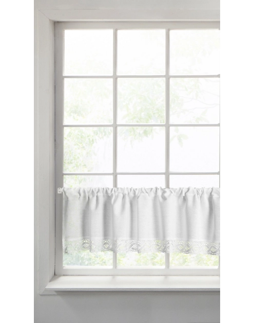 Zdjęcie: Firana gotowa Vince na taśmie 200 x 40 cm biały EUROFIRANY