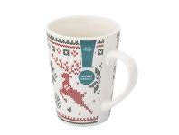 Zdjęcie: Kubek stożek wysoki 540 ml dekoracja scandi C ALTOM DESIGN