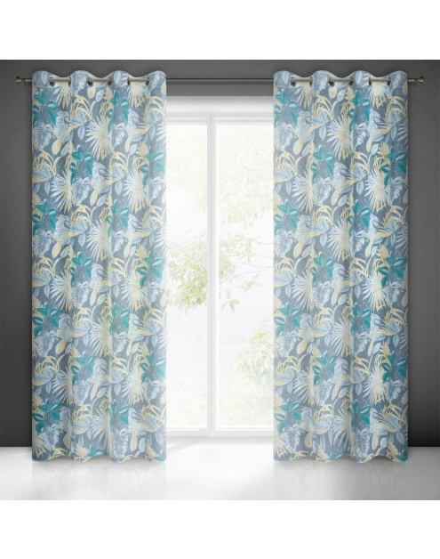 Zdjęcie: Zasłona gotowa Lena 140x250 cm popielaty EUROFIRANY