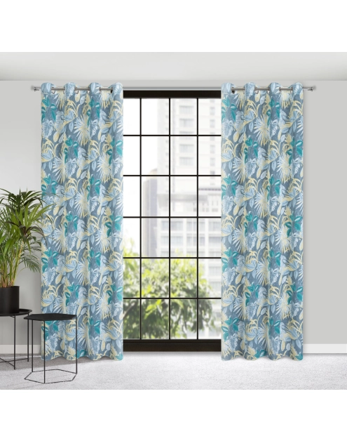 Zdjęcie: Zasłona gotowa Lena 140x250 cm popielaty EUROFIRANY