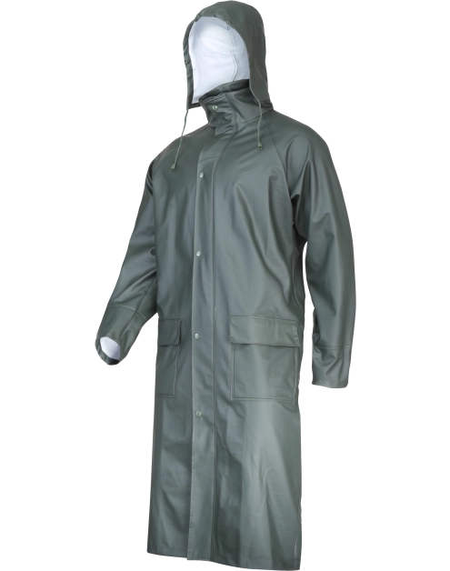 Zdjęcie: Płaszcz przeciwdeszczowy PU, zielony, XL, CE, LAHTI PRO