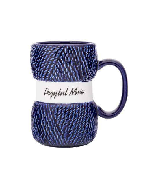 Zdjęcie: Kubek włóczka 400 ml granatowy ALTOM DESIGN