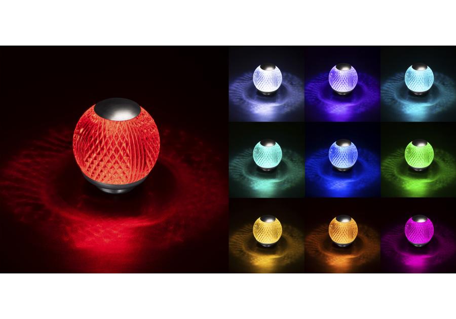 Zdjęcie: Lampa LED KB Crystal Lamp 01RGB KINGBERRY
