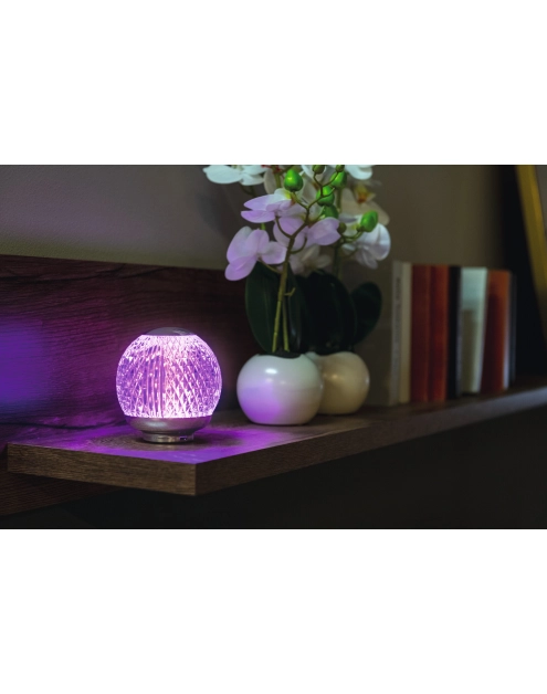Zdjęcie: Lampa LED KB Crystal Lamp 01RGB KINGBERRY