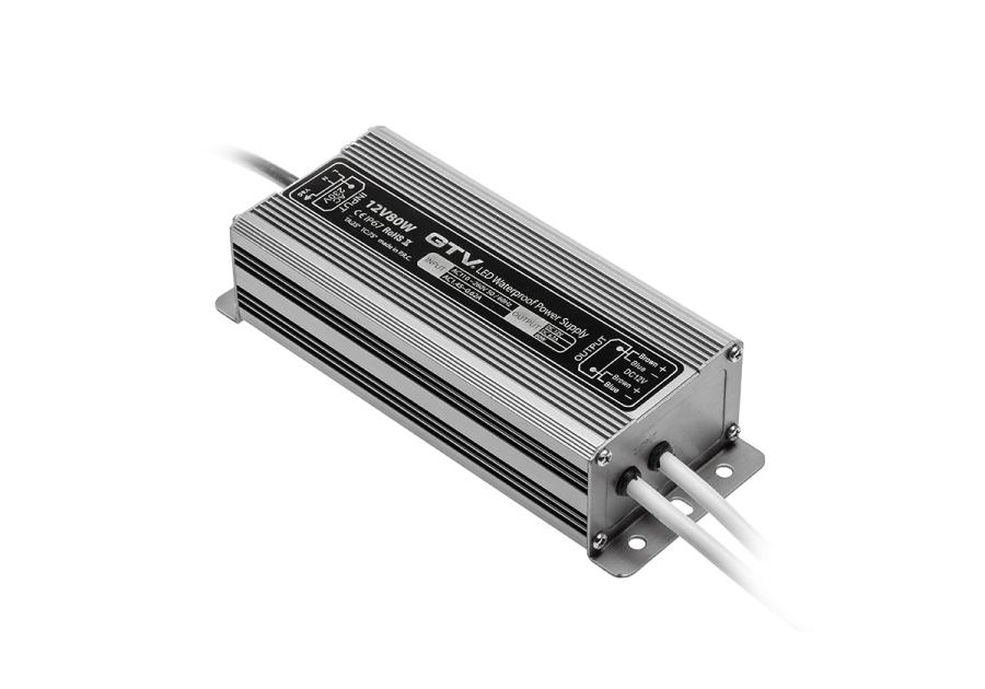 Zdjęcie: Transformator LED wodoodporny 80 W GTV