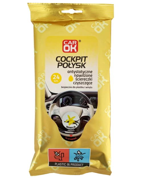Zdjęcie: Ściereczki czyszczące Cocpit Połysk CAR OK