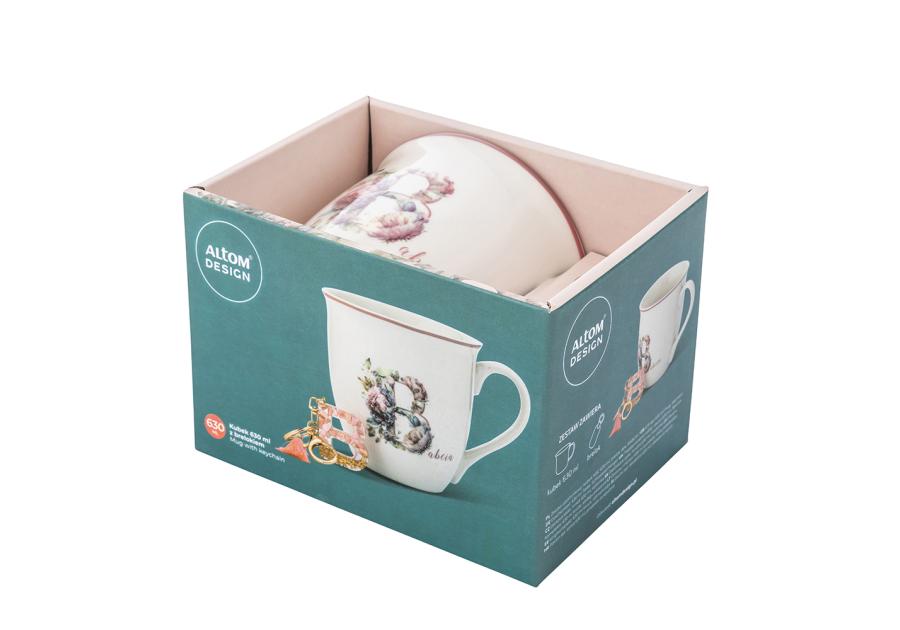 Zdjęcie: Kubek baryłka duża z wywiniętym rantem 630 ml z brelokiem dekoracja Babcia 1 ALTOM DESIGN