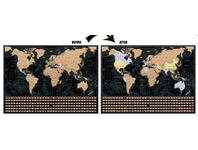 Zdjęcie: Puzzle zdrapka mapa świata VOG