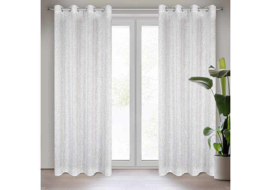 Zdjęcie: Zasłona gotowa Agnes 140x250 cm biały EUROFIRANY