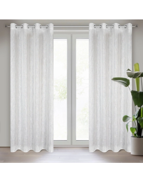 Zdjęcie: Zasłona gotowa Agnes 140x250 cm biały EUROFIRANY