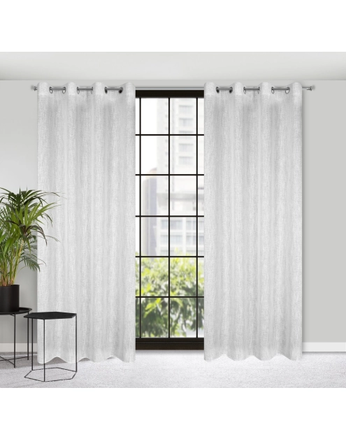 Zdjęcie: Zasłona gotowa Agnes 140x250 cm biały EUROFIRANY