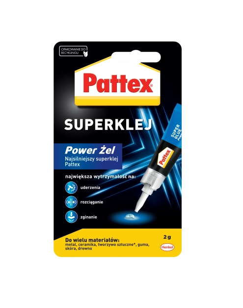 Zdjęcie: Klej S.O.S. Super Klej Ultra żel 2g PATTEX