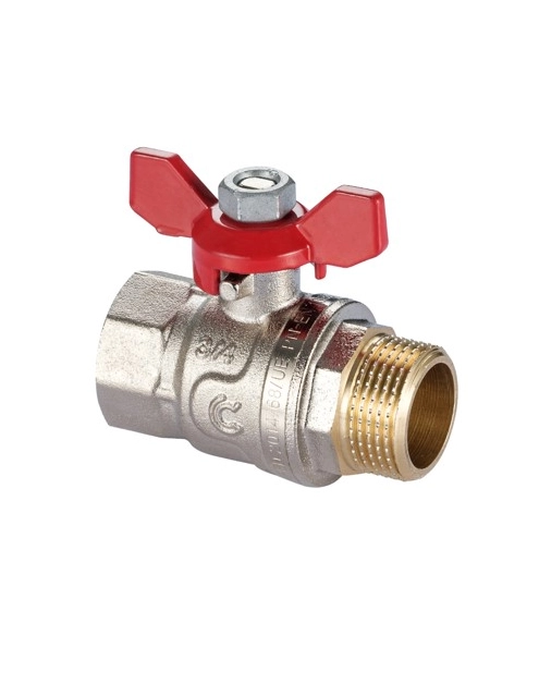 Zdjęcie: Zawór kulowy w/z 3/4" z motylkiem CALIDO