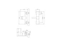 Zdjęcie: Bateria natryskowa Glamour złota INVENA