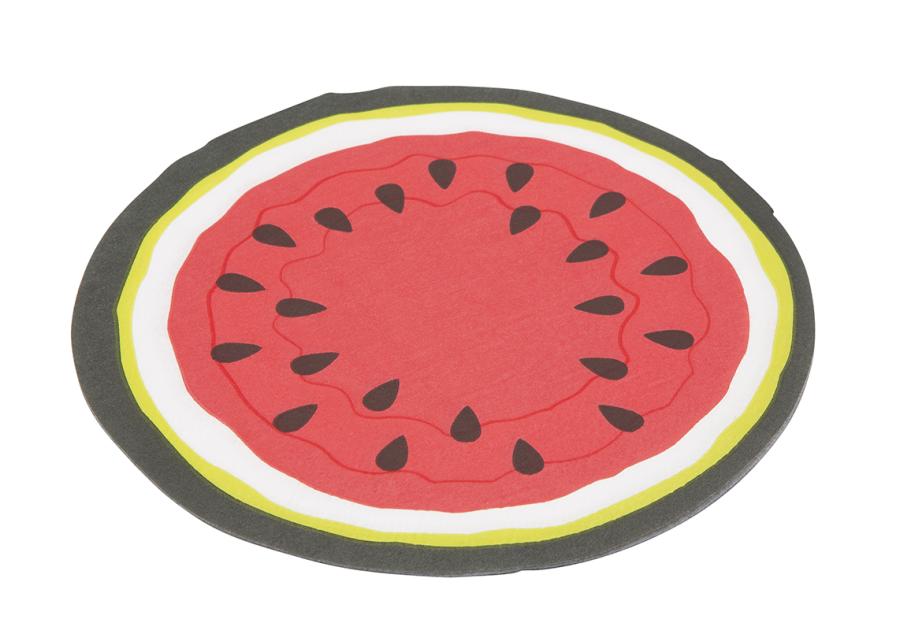 Zdjęcie: Komplet serwetek papierowych Tropicana średnica 32 cm dekoracja arbuz ALTOM DESIGN