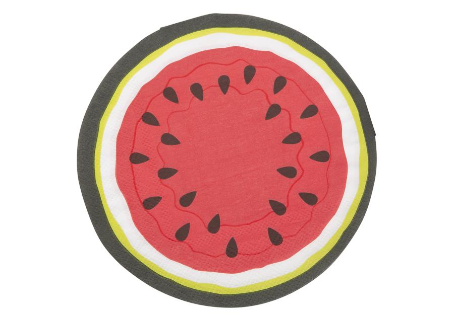 Zdjęcie: Komplet serwetek papierowych Tropicana średnica 32 cm dekoracja arbuz ALTOM DESIGN
