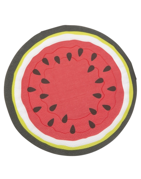 Zdjęcie: Komplet serwetek papierowych Tropicana średnica 32 cm dekoracja arbuz ALTOM DESIGN